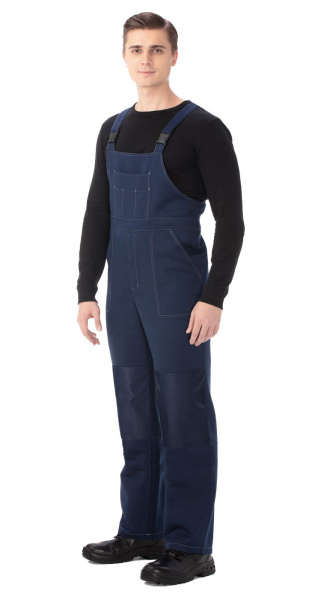 Полукомбинезон Профессионал с ПВХ (т.синий)