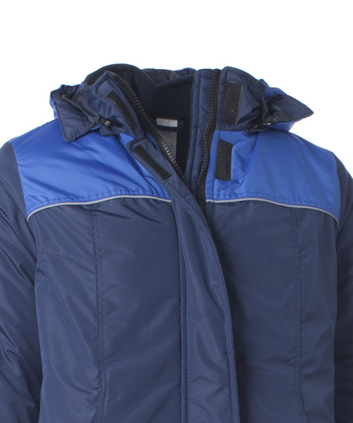 Куртка СНЕЖАНА зимняя женская (т.синий/васильковый)