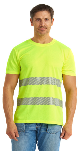 Футболка сигнальная с СОП (лимонная)