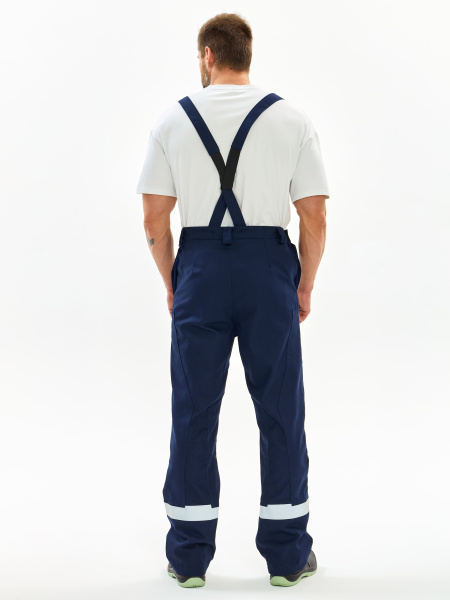 Костюм сварщика ВЕЛДСВАР-СОП 2 кл.защиты с БР (т.синий/васильковый)