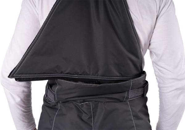 Костюм СТАРАТЕЛЬ ИМПОРТ зимний с БР (серый/красный)