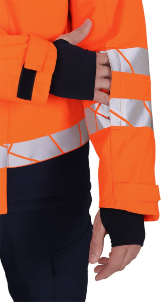 Куртка ACTIVE зимняя (оранжевый/синий)