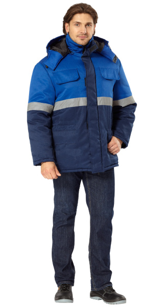 Куртка ОРИОН зимняя (т.синий/васильковый)