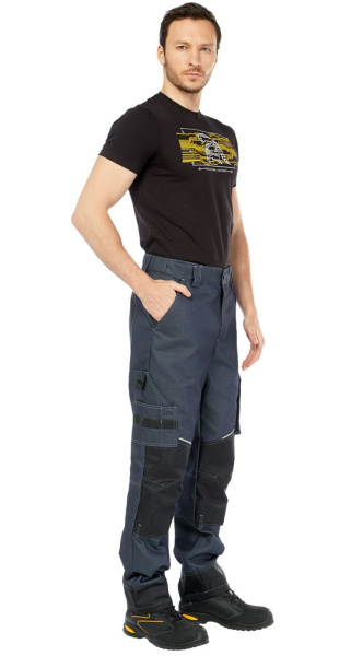 Брюки ЛЕВЕЛ (синий/черный)