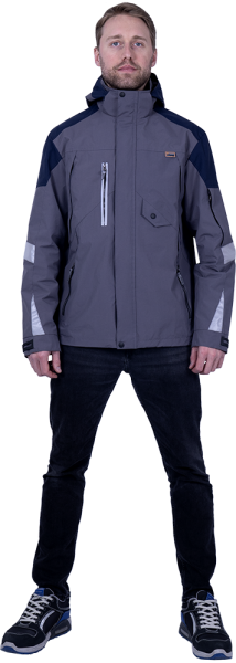 Куртка-штормовка РЕСПЕКТ (серый)