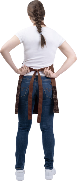 Фартук БАРИСТА (коричневый)