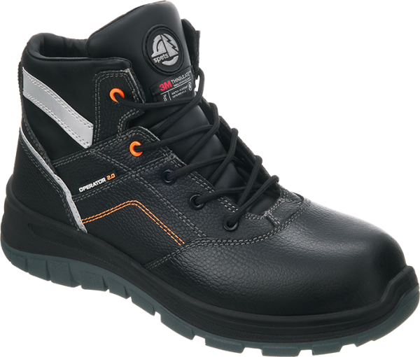 Ботинки OPERATOR 2.0 ПУ/ТПУ кожаные Thinsulate® шерст.мех с КП и КС