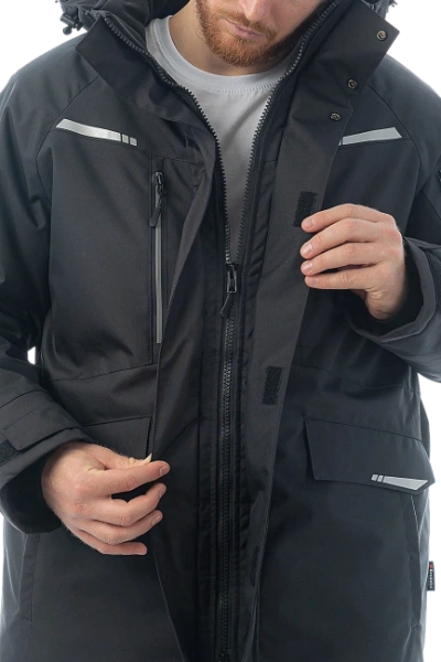 Парка BRODEKS KW 215 зимняя (черный)