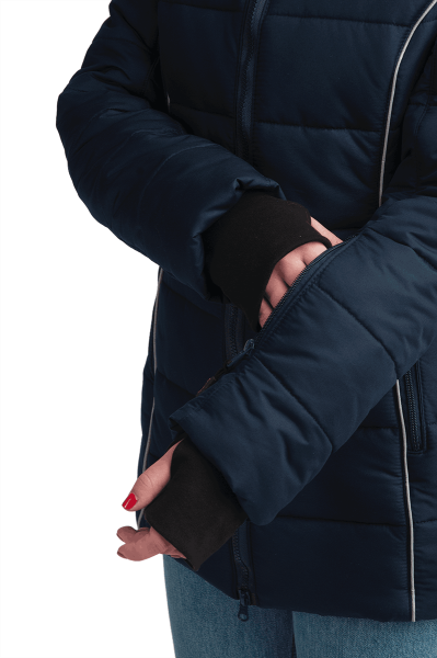 Куртка ФЬЮЖЕН женская зимняя (т.синий)