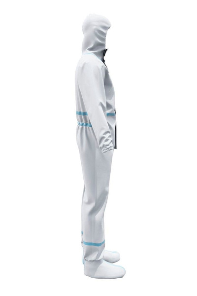 Комбинезон VEGAPRO ULTRA химической защиты одноразовый с бахилами (белый)