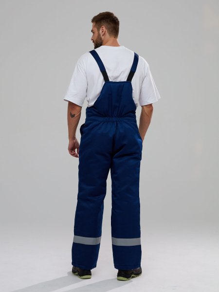 Костюм БУРЯ зимний с ПК (т.синий/васильковый)