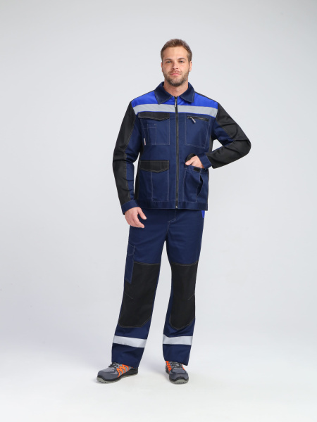 Костюм PROFLINE BASE-2 с ПК (т.синий/черный/васильковый)