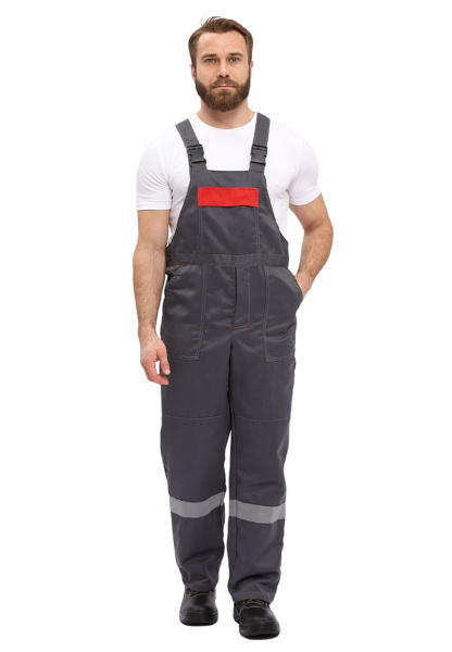 Костюм ЛЕГИОН с ПК (т.серый/красный)