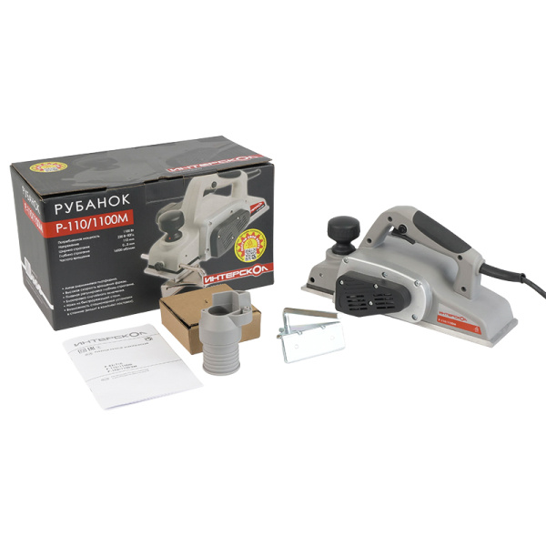 Электрический рубанок ИНТЕРСКОЛ Р-110/1100М 49.1.0.12 1100Вт