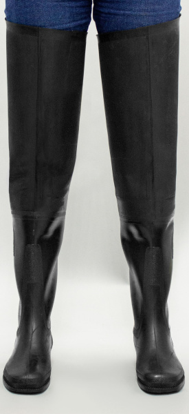 Сапоги рыбацкие резиновые (черный)