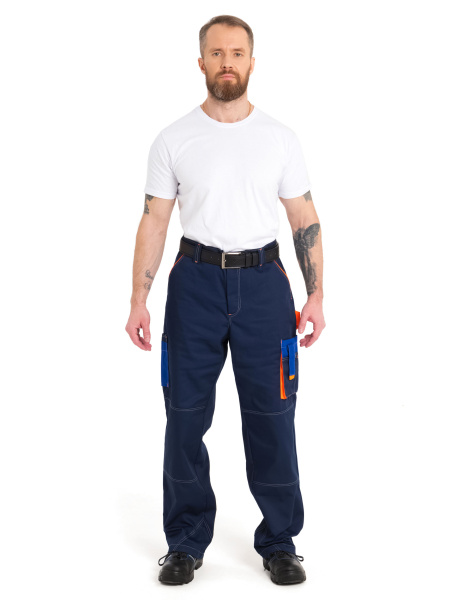 Костюм КОСТА, с БР (василёк/синий/оранжевый)