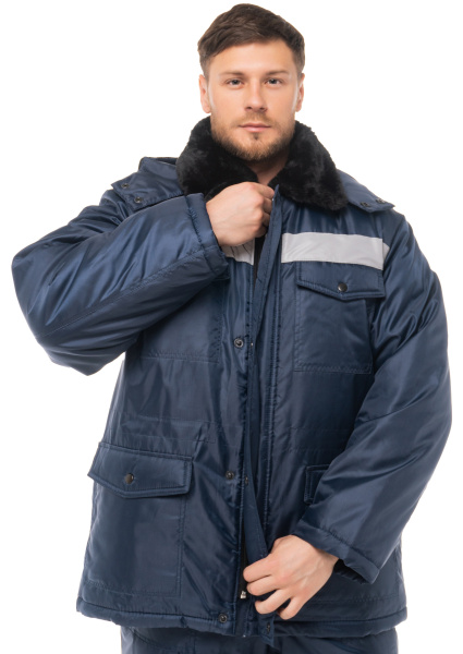 Костюм МАСТЕР ОКСФОРД зимний с ПК (т.синий)