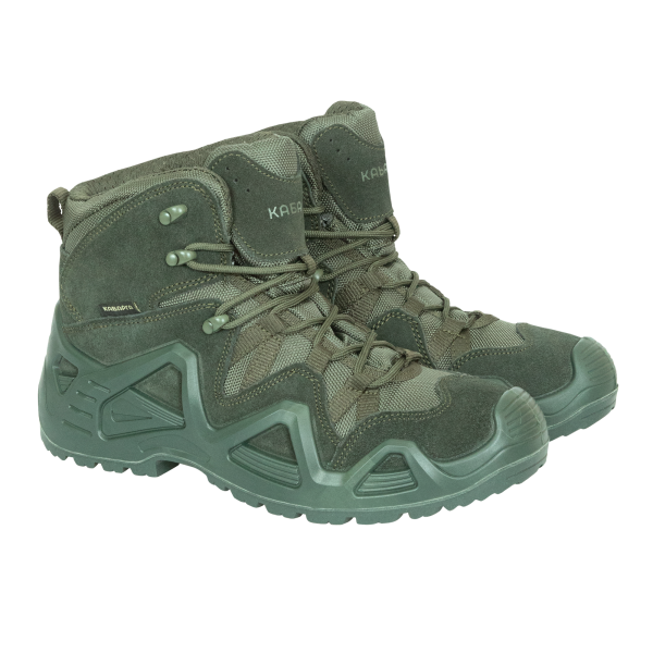 Ботинки КАБАРГА ПУ/Нитрил (олива)