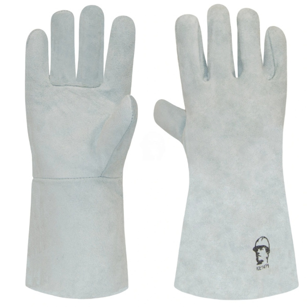 Краги РОСМАРКА без подкладки пятипалые 35см (серые)