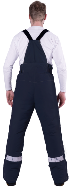 Брюки ХАЙ-ТЕК SAFETY зимние (синий)