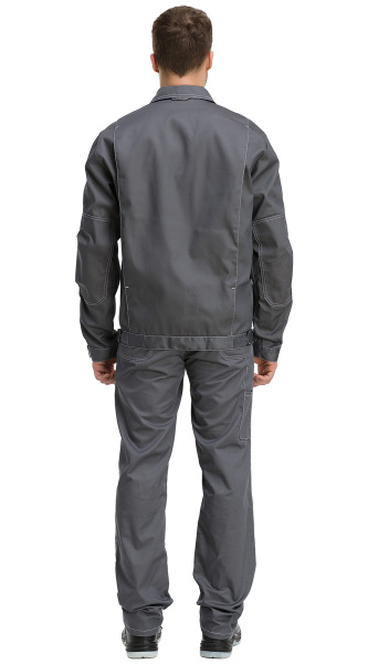 Куртка RONTA KR3080 (т.серый/св.серый)