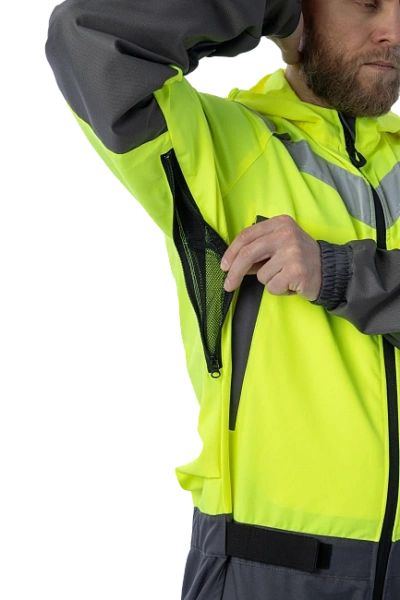 Комбинезон BRODEKS KS 503 (желтый/серый)