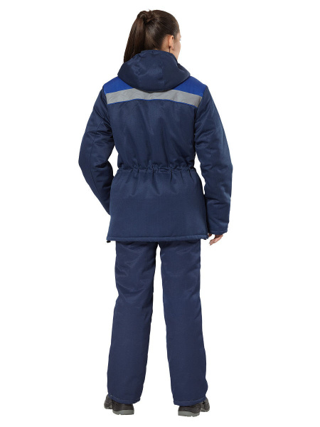 Куртка БРИГАДА женская (т.синий/васильковый)