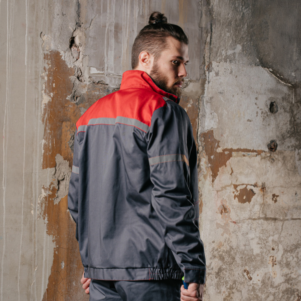 Костюм ГИДРА-2 с ПК (т.серый/красный)