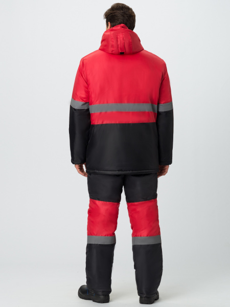 Костюм МЕГРЕС-2 зимний с ПК (красный/черный)