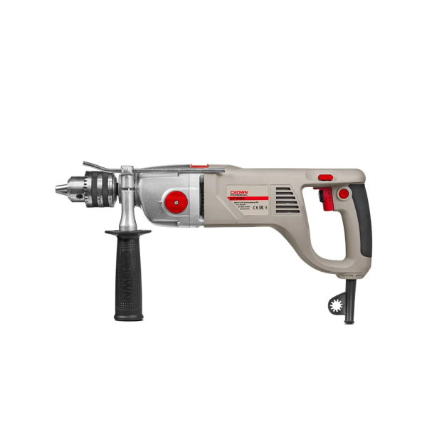 Дрель ударная CROWN CT10120 1200Вт 0-830/0-2000об/мин 0-13280/0-32000уд/мин КП 3-16мм