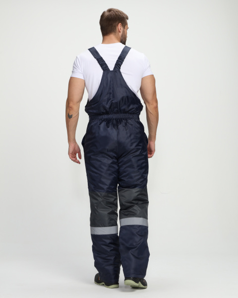 Костюм МЕГРЕС-2 зимний с ПК (т.серый/т.синий)