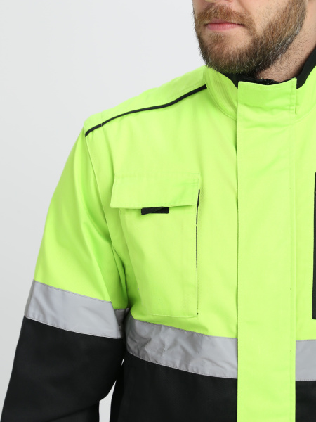 Куртка-трансформер PROFLINE SPECIALIST МВО сигнальная (желтый/черный)