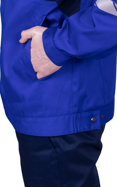 Куртка СТРОНГ (васильковый/т.синий)