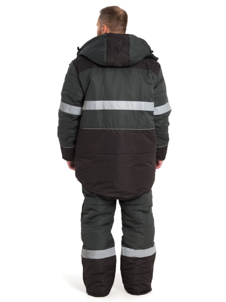 Костюм НОРДМЕН зимний с СОП с ПК (серый/чёрный)