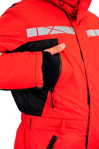 Комбинезон ПИЛОТ зимний (красный/черный)