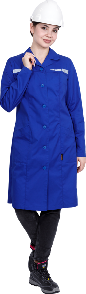 Халат ОПЕРАТОР женский (васильковый)