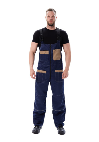 Костюм РОЛЬФ с ПК (т.синий/бежевый)