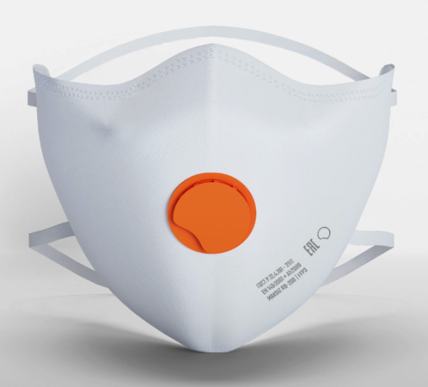 Респиратор RB-200 WHITE/GREEN с клапаном (белый/зеленый)