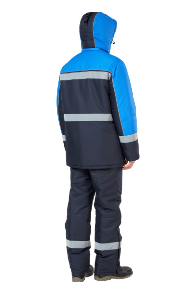 Куртка СУНТАР зимняя (т.синий/васильковый)