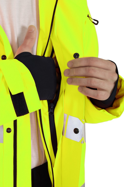 Куртка ACTIVE зимняя (желтый/синий)