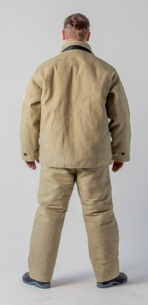 Костюм брезентовый пл. 550 гр зимний с накладками с БР