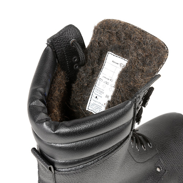 Берцы ЛИДЕР 865НМ-1 шерст.мех с ТП (черный)