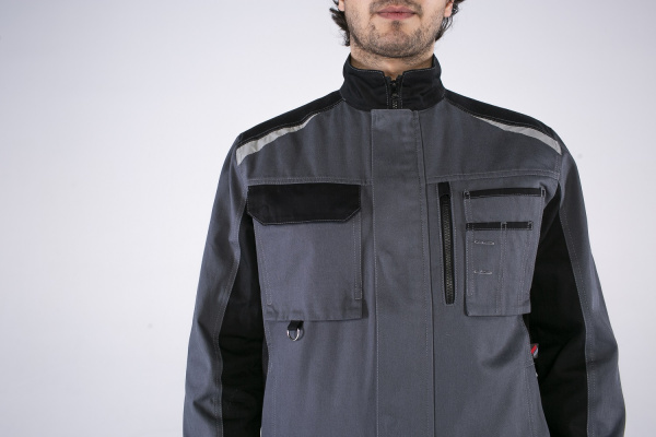 Костюм Милан, брюки, серый/черный