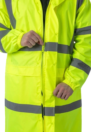 Плащ-дождевик BRODEKS KS252 сигнальный (желтый)