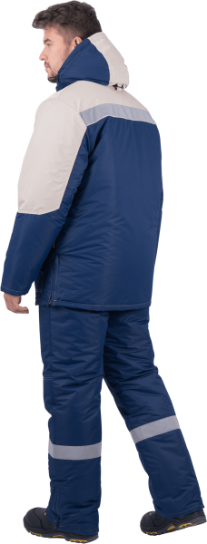 Костюм ЕНИСЕЙ зимний с ПК (синий/бежевый)