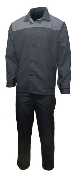 Костюм СПЕЦИАЛИСТ ЛАЙТ с БР (т.серый/св.серый)