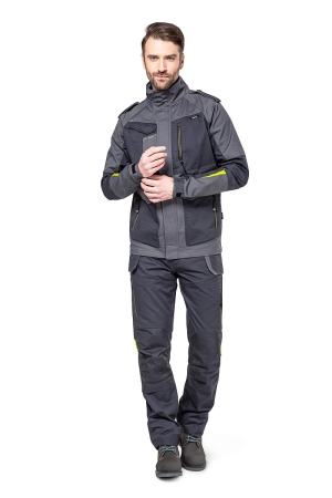 Куртка МИСТ (т.серый/серый)