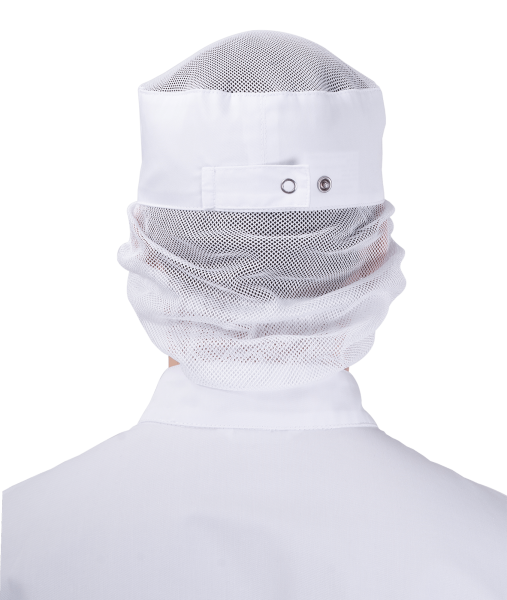 Шапочка ПИЩЕВИКА с козырьком (белый)