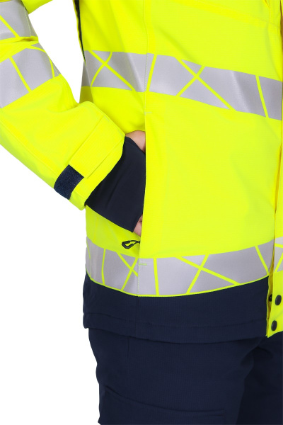 Куртка ACTIVE зимняя (желтый/синий)