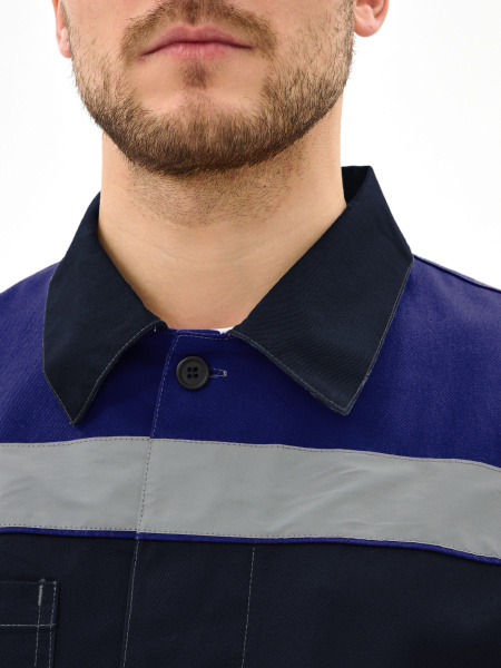 Костюм ЛИПЕЦК-1 СОП CH с БР (т.синий/васильковый)